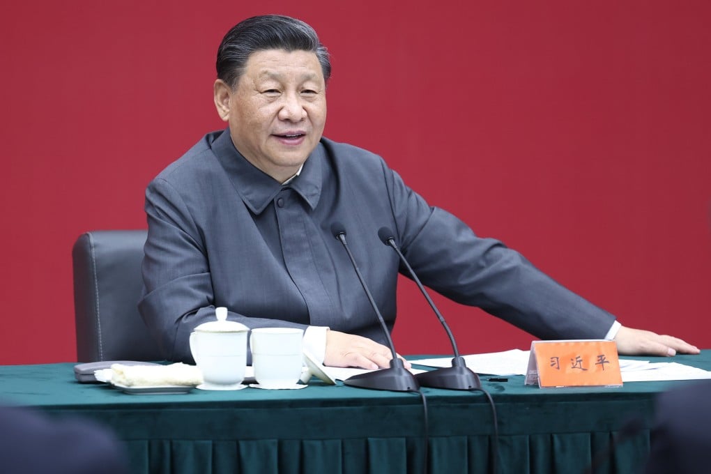 China’s Politburo, headed by President Xi Jinping, is looking to support economic growth while maintaining a zero-Covid policy. Photo: Xinhua