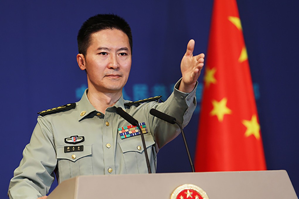 Defence ministry spokesman Tan Kefei  has accused the Australian government and media of distorting facts and creating tension. Photo: Handout