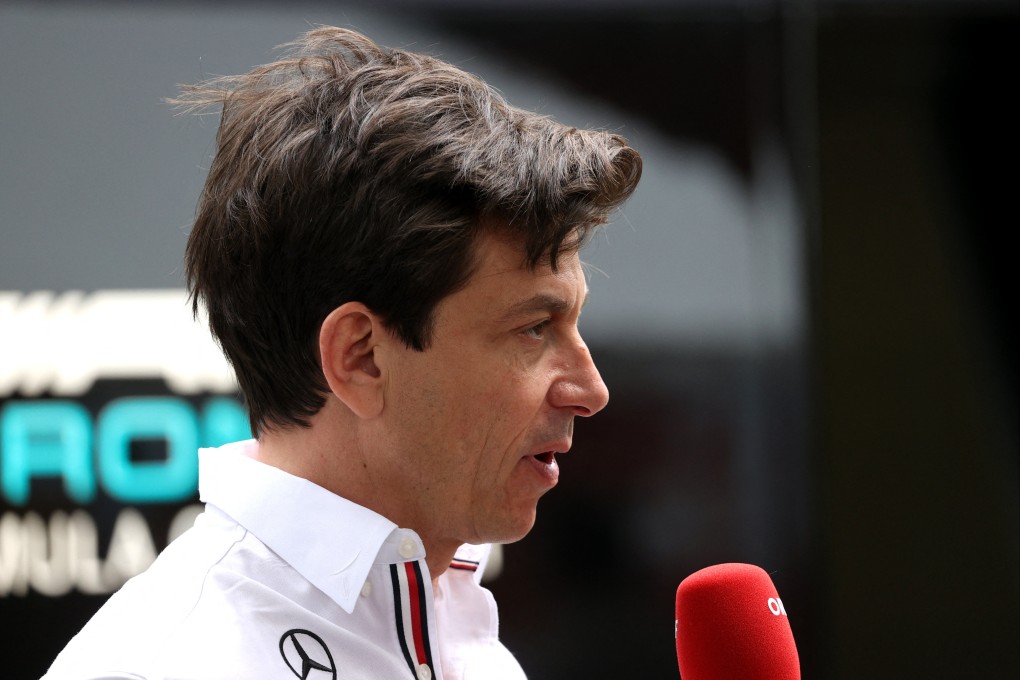 Mercedes Team Principle Toto Wolff speaking at the Australian Grand Prix in Melbourne. Photo: Reuters