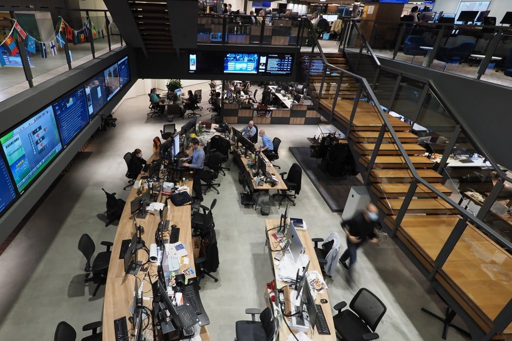 The South China Morning Post newsroom in Hong Kong’s Times Square. Photo: Martin Chan