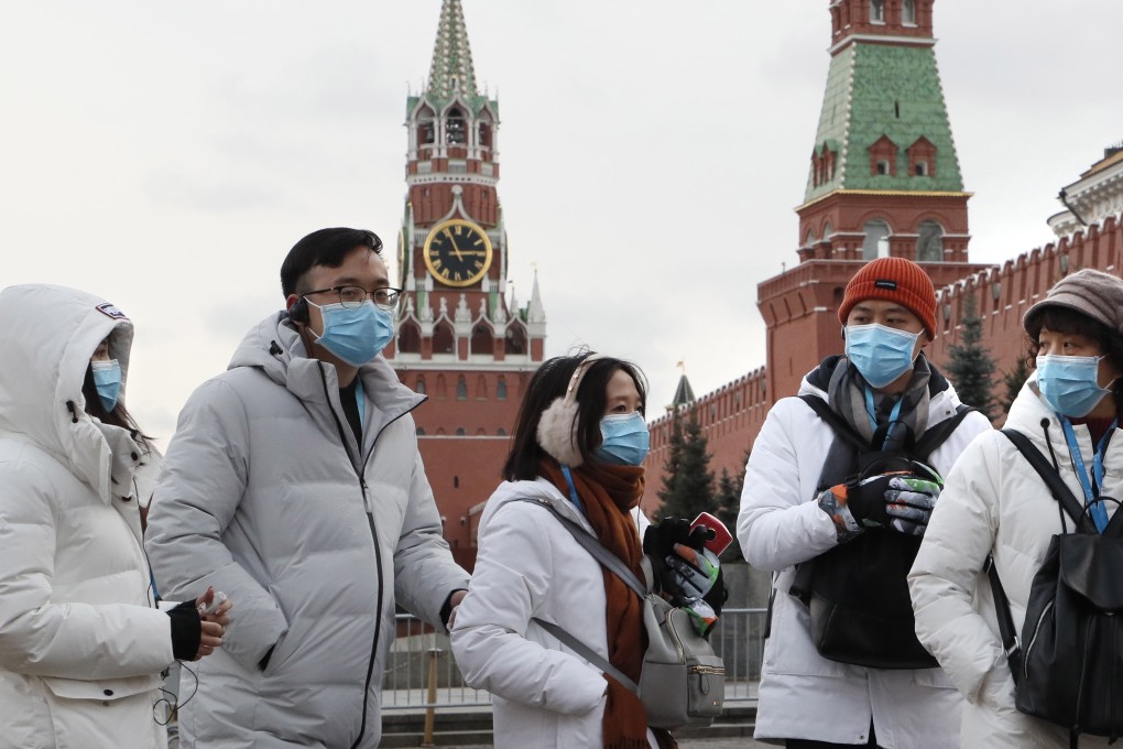 Chinese tourists visit Red Square in Moscow, Russia, on January 26, 2020. Photo: EPA-EFE