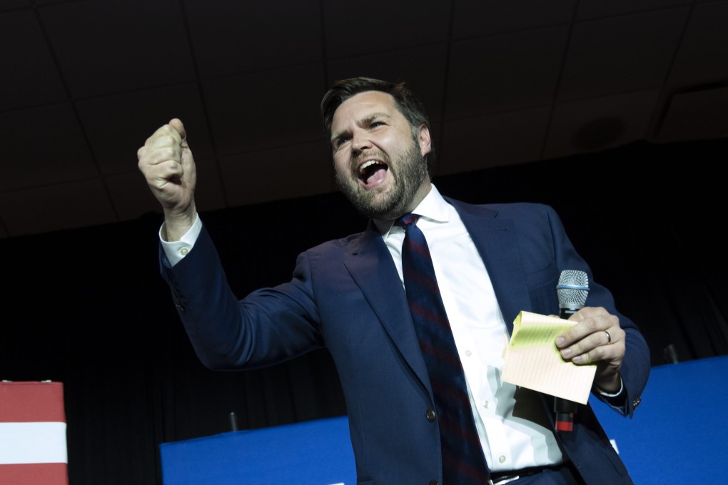Republican US Senate candidate JD Vance was initially critical of Donald Trump during the latter’s rise in politics. Photo: AFP