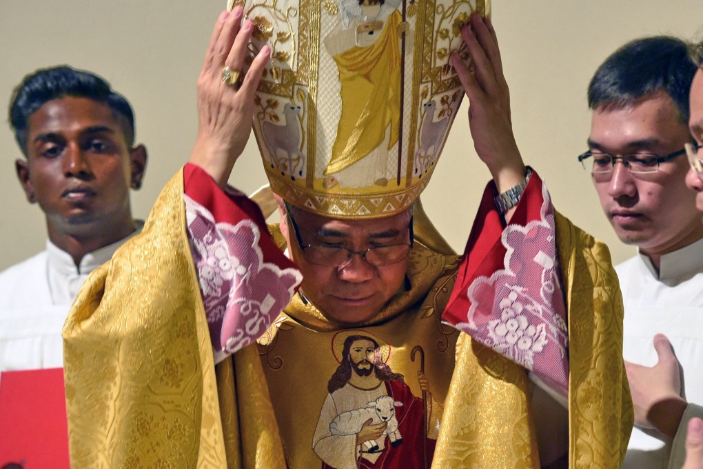 Singapore Archbishop William Goh has “humbly” apologised after a male parishioner was jailed for sex acts with teenage boys. File photo: AFP