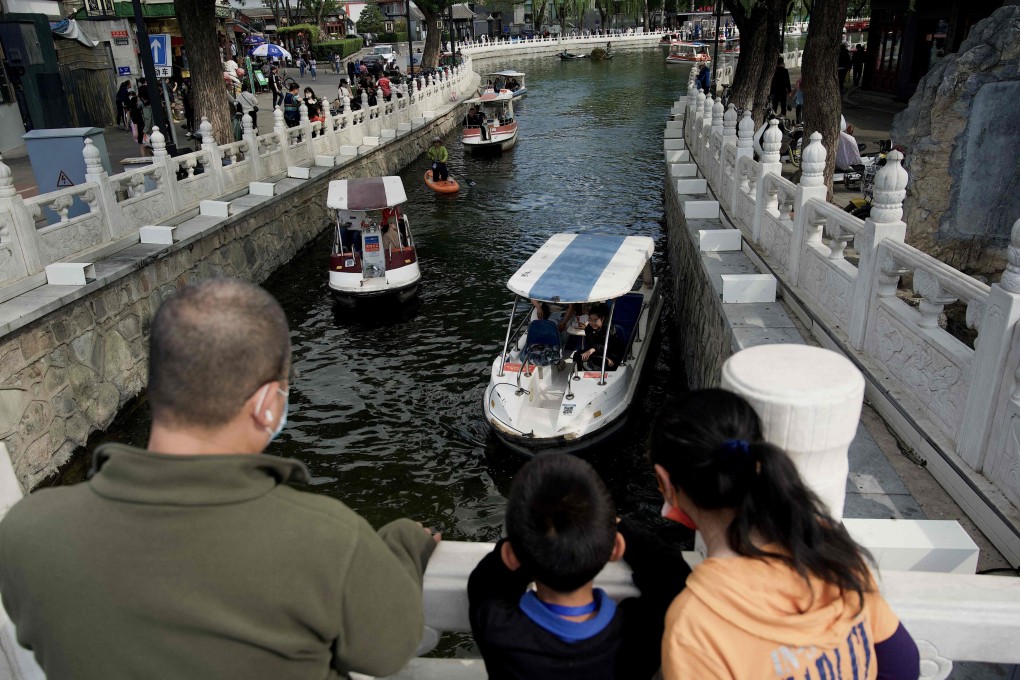Trips taken by Chinese tourists during the five-day holiday, which ended on Wednesday, fell to 160 million this year, down by a third compared to the same period last year, according to data from the Ministry of Culture and Tourism. Photo: AFP