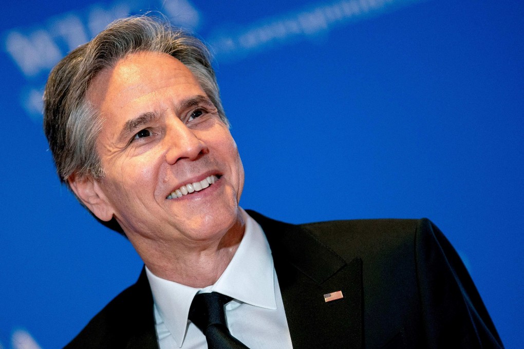 US Secretary of State Antony Blinken has delayed a major statement on China policy after testing positive for Covid-19. Photo: AFP