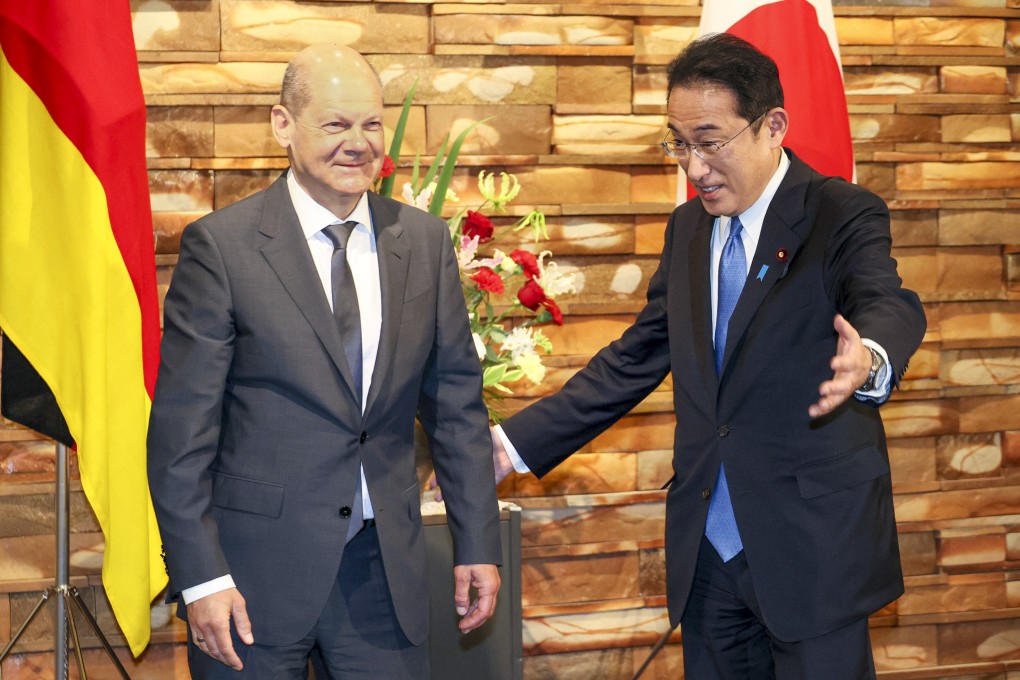 German Chancellor Olaf Scholz visited Japan last month, rather than top trading partner China, during his first official trip to the Asia-Pacific region. Photo: Bloomberg