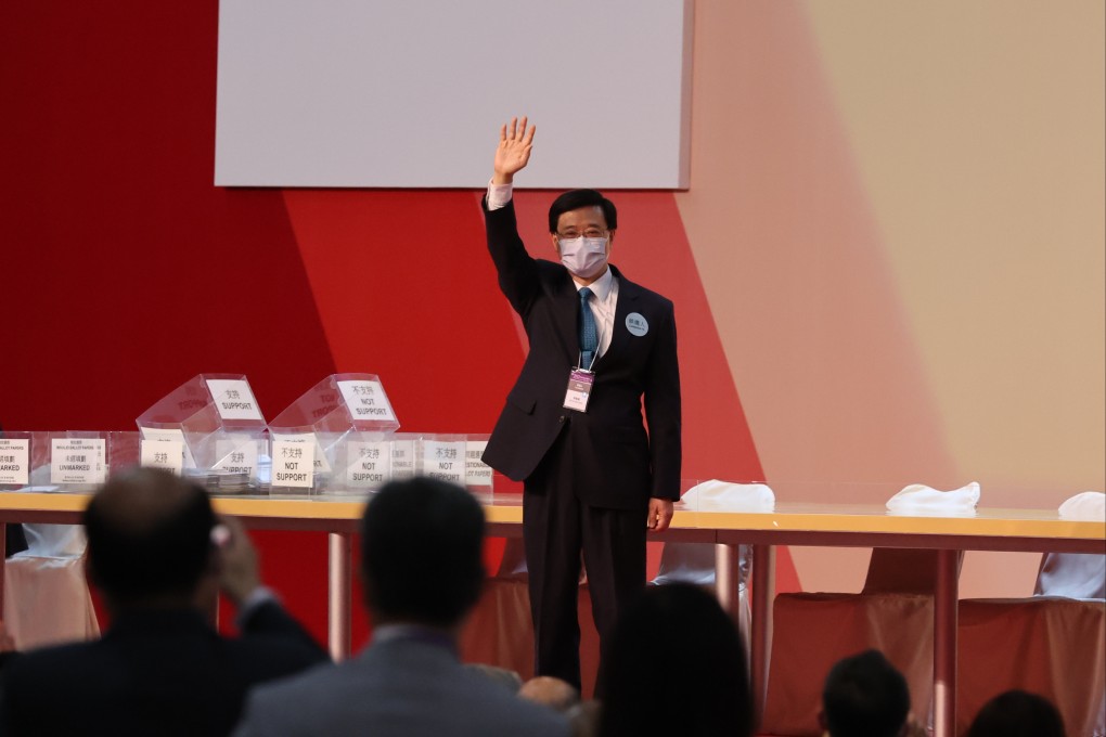 John Lee, Hong Kong’s chief executive-elect. Photo: Felix Wong