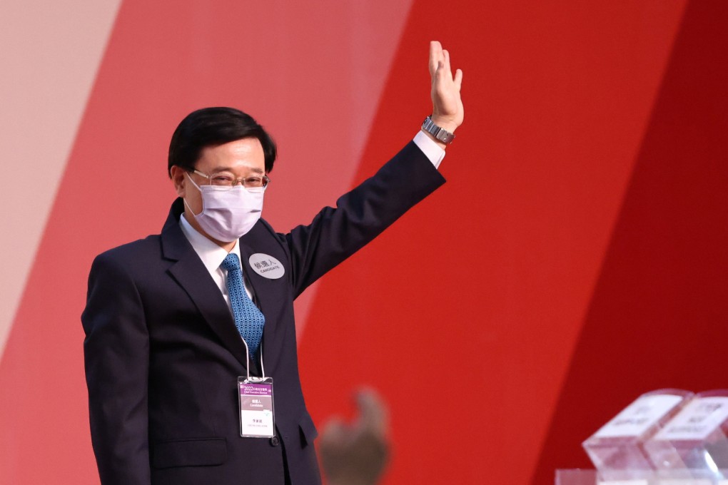 Chief Executive Election at the Hong Kong Convention and  Exhibition Centre.

08MAY22 SCMP/K. Y. Cheng