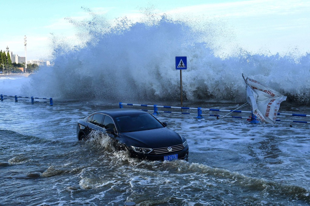 Rising sea levels in China’s coastal waters mean greater risks of floods and salt tides, according to a government report. Photo: AFP
