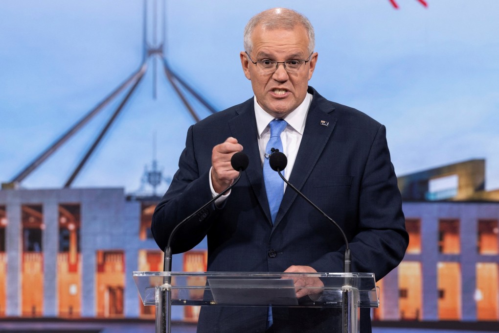 Australia’s Scott Morrison says he’s ‘very aware’ of China’s ‘intrusion’ in the Solomon Islands. Photo: Reuters