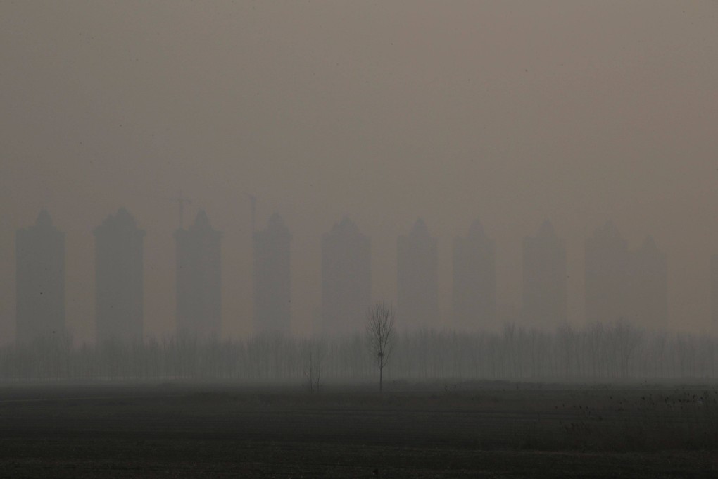 Residential buildings under construction on the outskirts of Langfang, in China’s Hebei province, are seen in this file photo from 2017. Even a cut in interest rates by banks and developers offering bigger discounts may not stimulate demand, according to one expert. Photo: Reuters