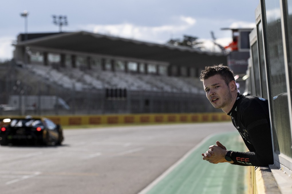 Hong Kong professional racecar driver Dan Wells before an event in Europe. Photo: FFF Racing