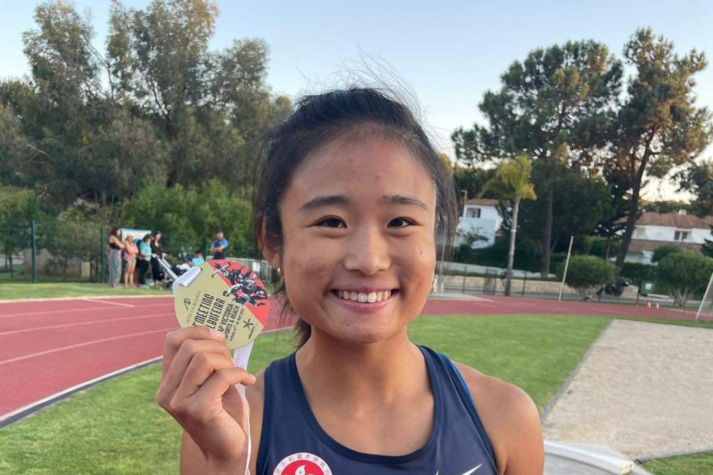 Long-jump Tiffany Yue Ya-xin targets to break her own Hong Kong record in the next event on Saturday. Photo: HKAAA