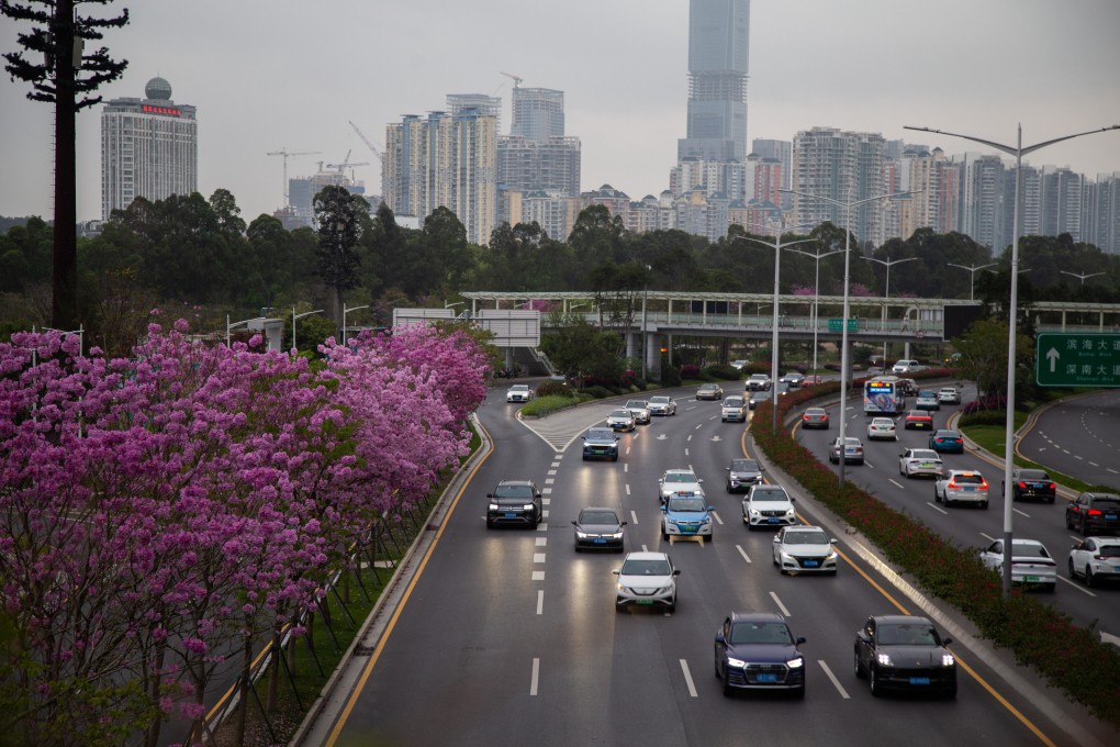 A view of traffic in Shenzhen, the southern Chinese city considered to be a cross border e-commerce hub. Photo: Xinhua