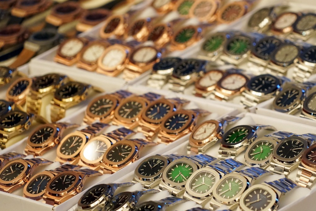 Customs seized thousands of fake luxury watches mostly destined for India and the UAE. Photo: Felix Wong