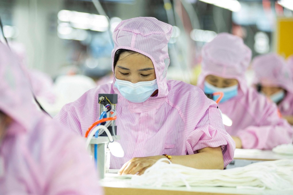 China’s producer price index (PPI) rose by 8 per cent in April, down from a rise of 8.3. Photo: AFP