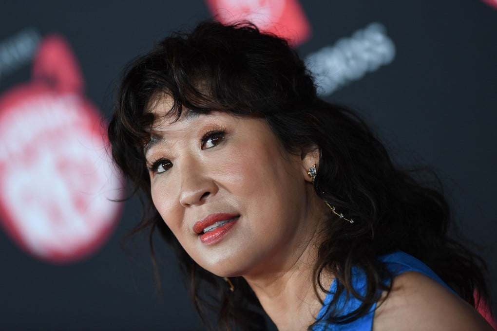 Sandra Oh, who plays a Chinese-American mum in Pixar’s Turning Red, arrives at the film’s world premiere at El Capitan theatre in Hollywood, California. Photo: TNS