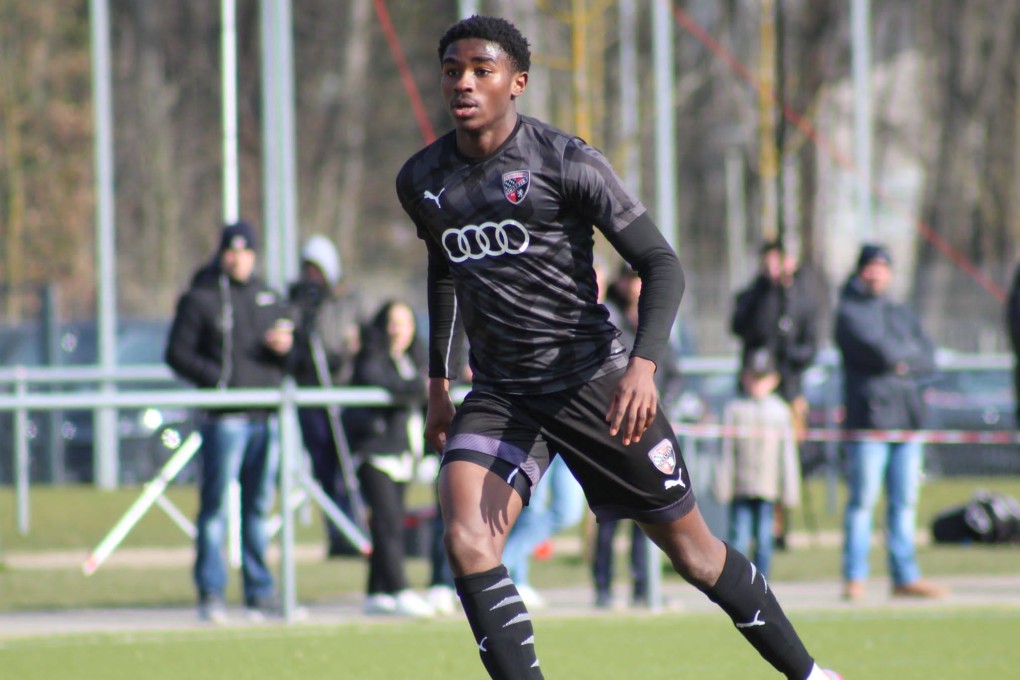 Michael Udebuluzor signed with his German club after his 18th birthday. Photo: Bundesliga