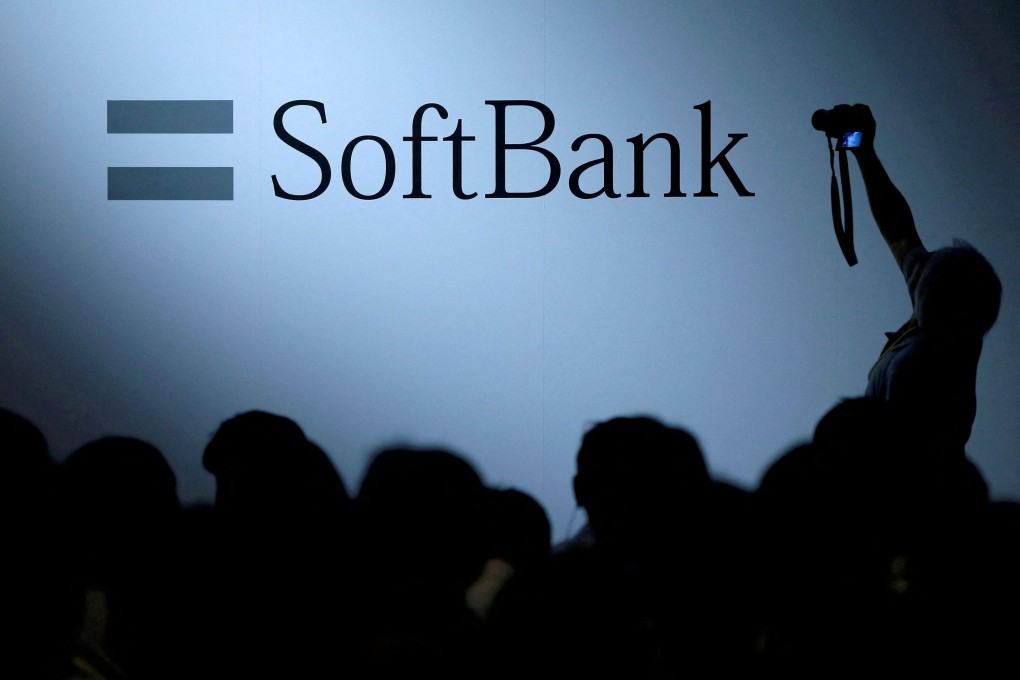 The logo of SoftBank Group Corp is displayed at the SoftBank World 2017 conference in Tokyo on July 20, 2017. Photo: Reuters