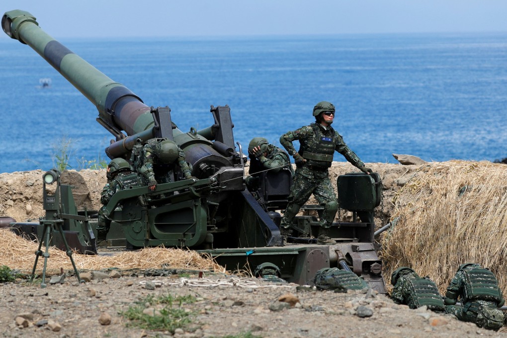 Female soldiers take part in the Han Kuang live fire drill in Pingtung, Taiwan, in 2019. Photo: Reuters