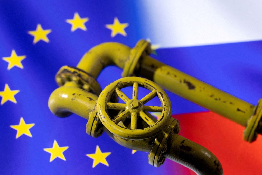 Russia has been sending gas via Ukraine normally despite the conflict, but Kyiv previously warned Moscow that the actions of its troops in the Luhansk region could end up halting about a third of the gas it exports to Europe. Photo illustration: Reuters