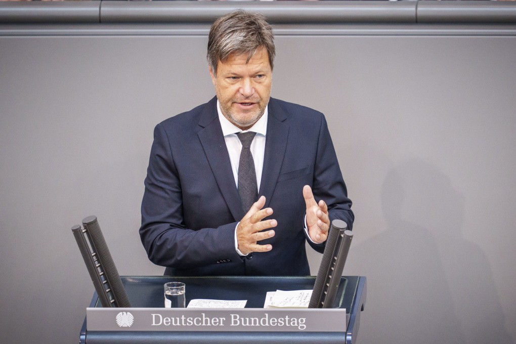 German Economy Minister Robert Habeck. Photo: dpa via AP