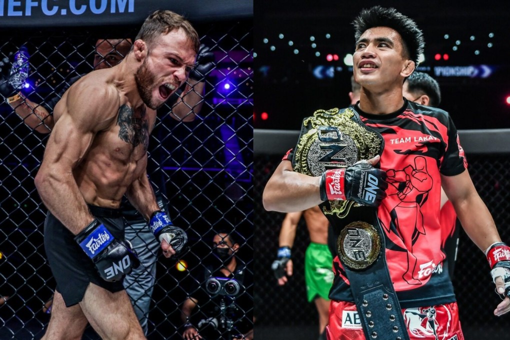 Jarred Brooks (left) will challenge Joshua Pacio for the ONE strawweight MMA title on June 3. Photo: ONE Championship.