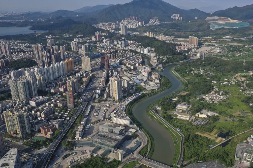 Hong Kong’s northern area along the Shenzhen border. Friendly rivalry between the two cities and their peers in the Greater Bay Area could be to the benefit of all involved and the country as a whole if it spurs greater innovation and competition for top talent. Photo: Martin Chan