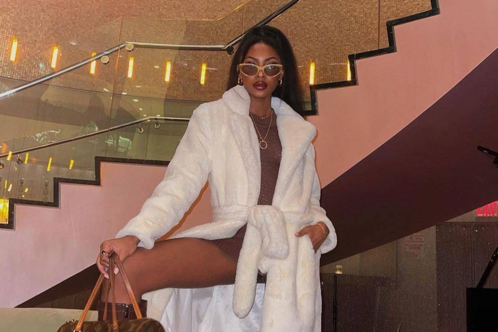 A faux fur coat by Apparis, which bills itself as vegan and 100 per cent cruelty-free. Photo: Instagram