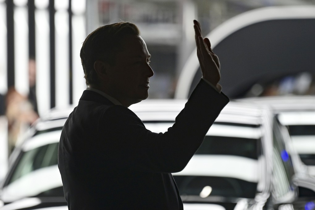 Elon Musk attends the opening of the Tesla factory in Gruenheide, Germany, March 22, 2022. Photo: AP