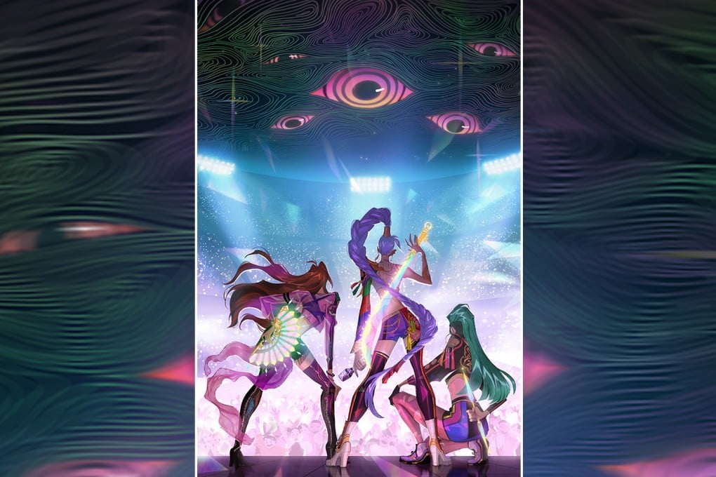 K-pop: Demon Hunters from Sony Pictures Animation is a musical adventure that features a K-pop girl group hiding their identity as the titular demon hunters. Photo: Sony Pictures Animation