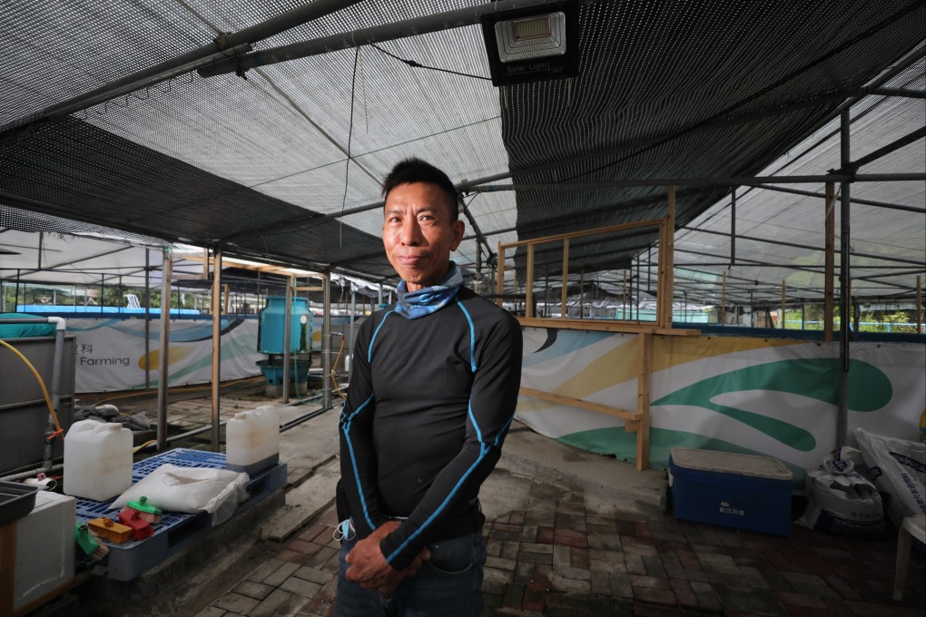 Smart Farming HK co-founder Gary Wong at his farm in Tin Shui Wai. Photo: Xiaomei Chen