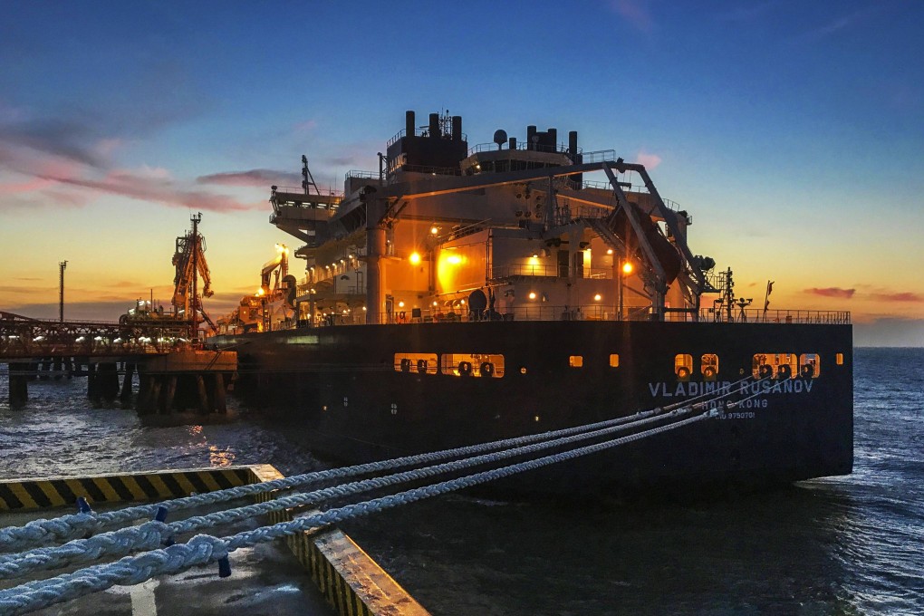 A strong demand for liquefied natural gas (LNG) facilities, such as tank carriers, could further boost use of the yuan, an expert says. Photo: AFP