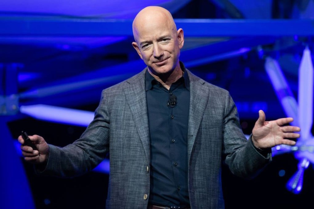 Jeff Bezos sparred with US President Joe Biden over inflation. Photo: AFP via Getty Images/TNS
