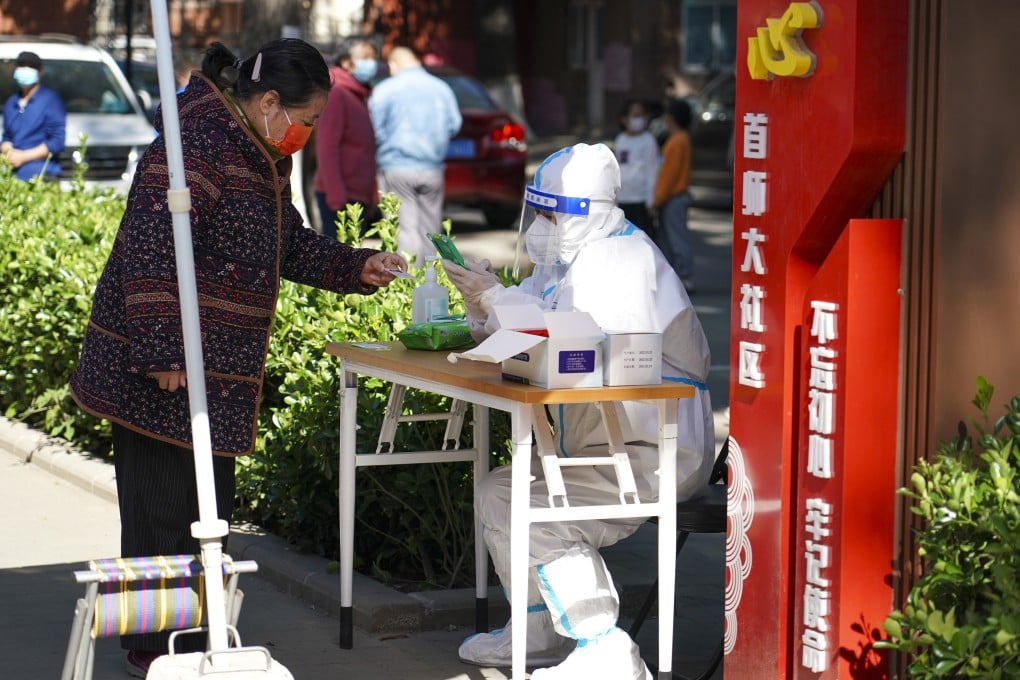 Mass testing is a central element of Beijing’s efforts to contain Covid-19. Photo: Xinhua