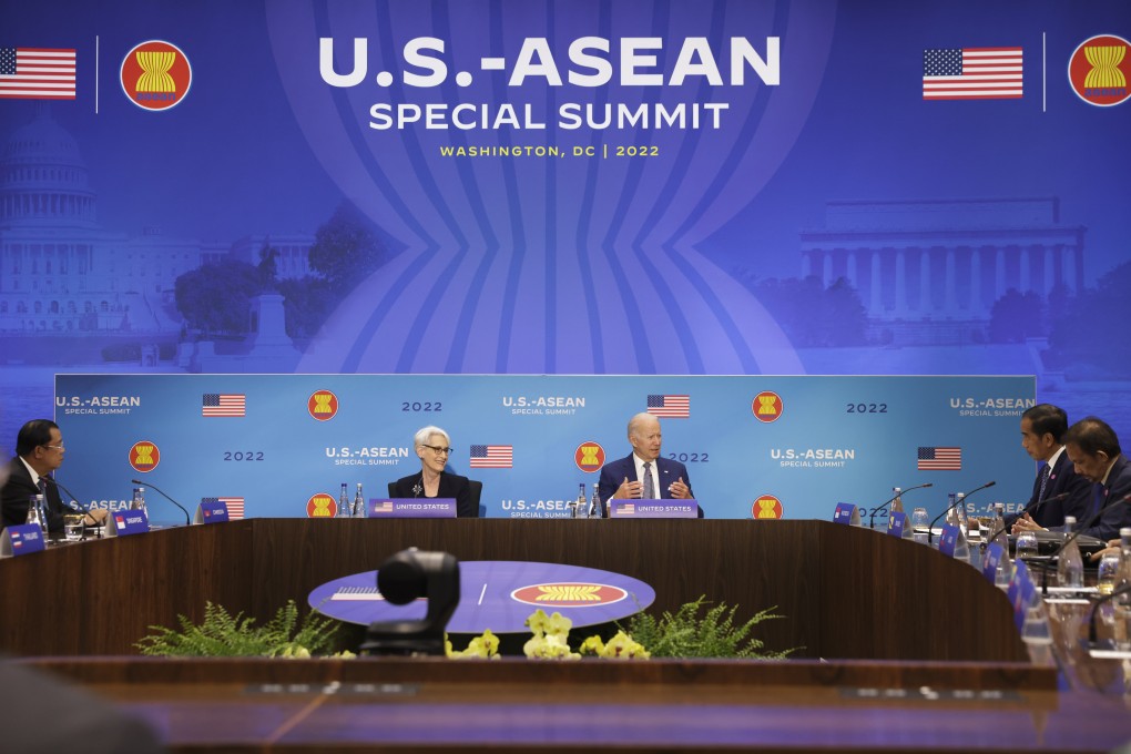 The US and Asean special summit at the State Department in Washington, DC, US, on Friday, May 13. Photo: Bloomberg