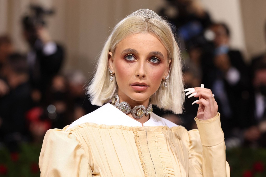 US YouTuber Emma Chamberlain at the 2022 Met Gala in New York on May 2. Photo: Reuters