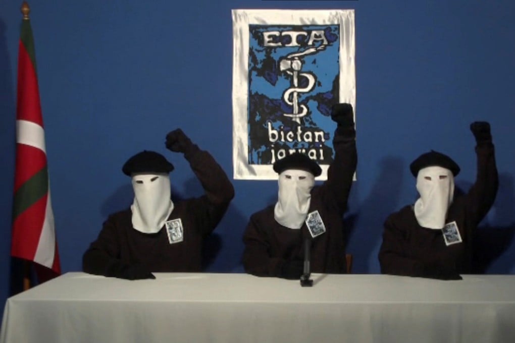 Members of Basque separatist group ETA in 2011. Photo: Reuters
