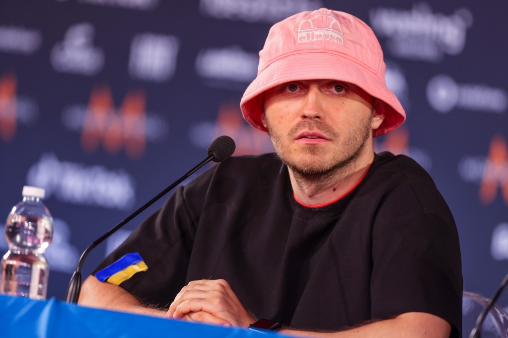 Rapper Oleg Psyuk from Ukraine’s Kalush Orchestra. Photo: DPA