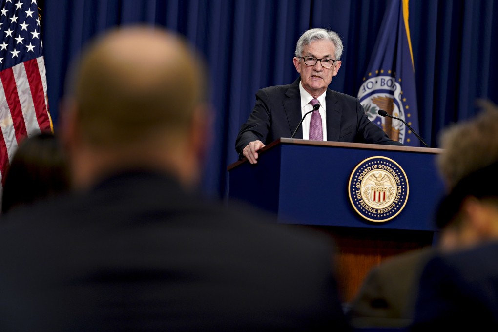 US Federal Reserve chairman Jerome Powell speaks at a news conference in Washington, US, on May 4, after the Fed raised interest rates by the steepest increment since 2000. Photo: Bloomberg