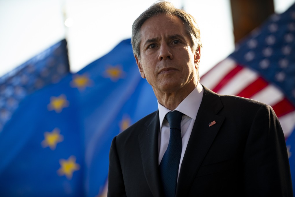 Antony Blinken, U.S. secretary of state, seen at the inaugural Trade and Technology Council (TTC) meeting in Pennsylvania, US, Sept. 29, 2021. The council’s second meeting concluded on Monday. Photo: Bloomberg