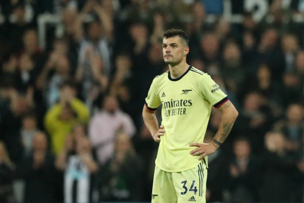 Arsenal’s Granit Xhaka has blasted his teammates after their defeat at Newcastle. Photo: Reuters