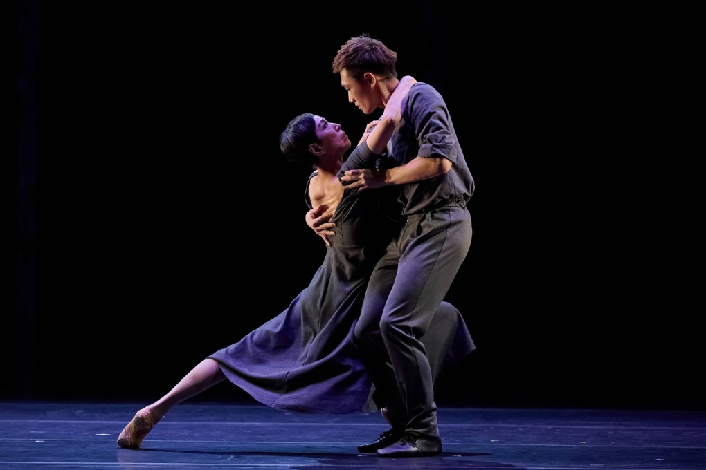 Qiao Yang (left) with Jacko Ng performing in Helen Lai’s adaptation of Astor Piazzolla’s  Maria de Buenos Aires at Kwai Tsing Theatre. Photo: Conrado Dy-Liacco