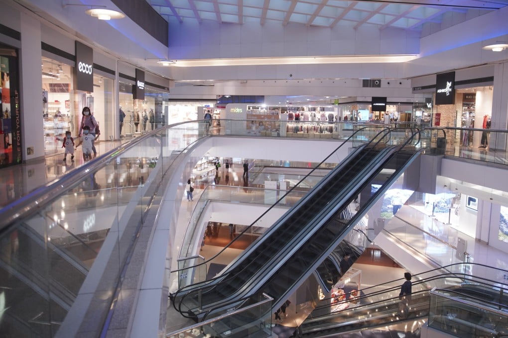 The Festival Walk shopping mall in Kowloon Tong. The mall’s Singaporean owner expects rents to remain depressed over the next few quarters. Photo: Winson Wong