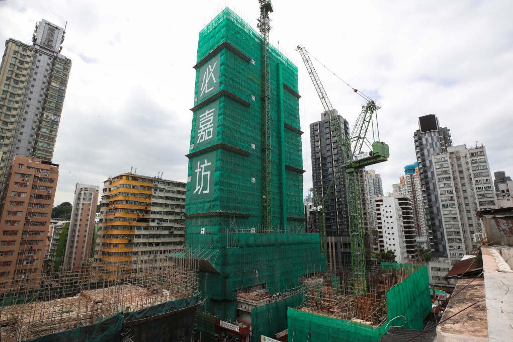 Henderson Land’s Baker Circle project takes shape in Hung Hom. Photo: Edmond So