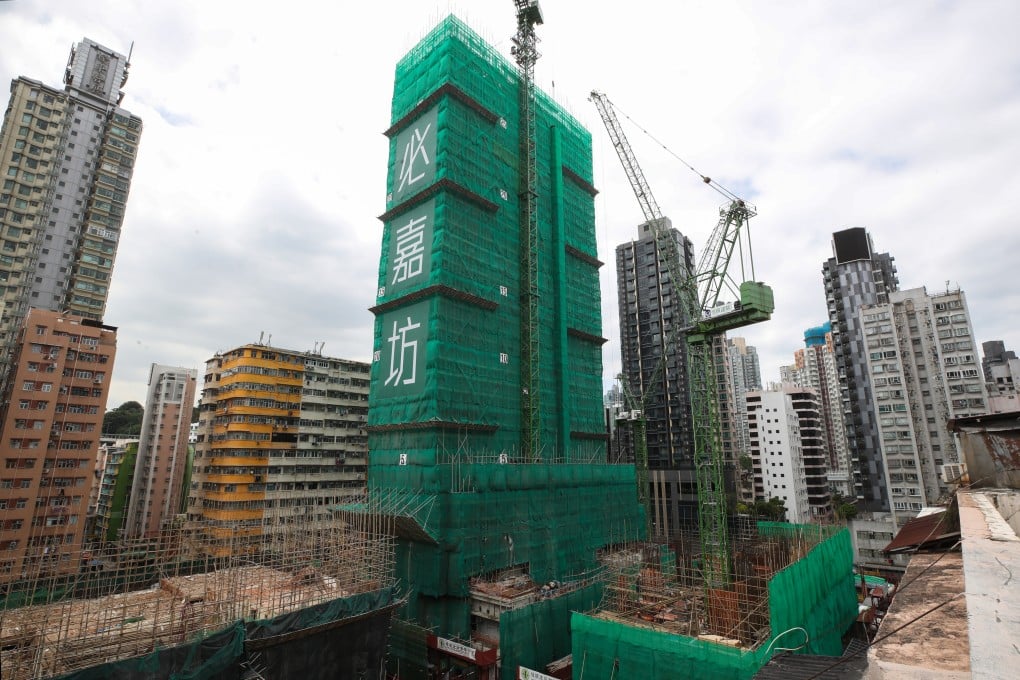 Henderson Land’s Baker Circle project takes shape in Hung Hom. Photo: Edmond So