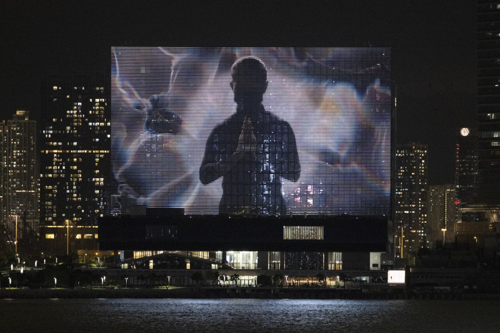 A new 14-minute film, projected onto the Hong Kong M+ museum’s giant screen, is designed to remind people we’re “in it together”. Photo: courtesy of Ellen Pau/M+