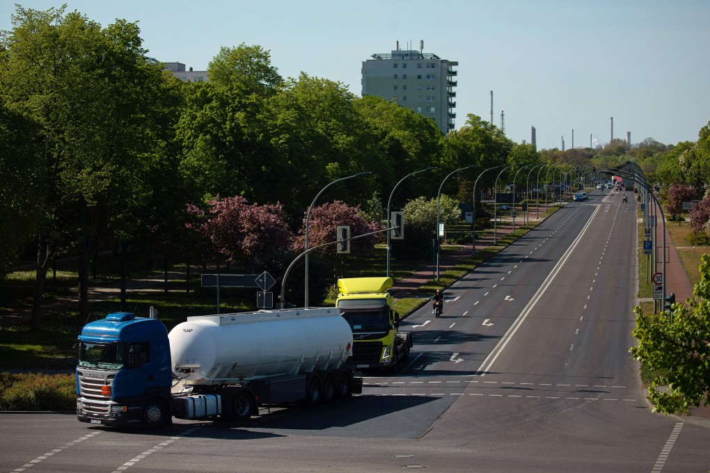 An oil tank in Germany; the EU unveiled plans to end Europe’s reliance on Russian fuel. Photo: Bloomberg