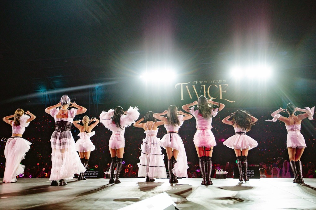 K-pop girl group Twice perform at the Banc of California Stadium in the US city of Los Angeles in May. Photo: JYP Entertainment