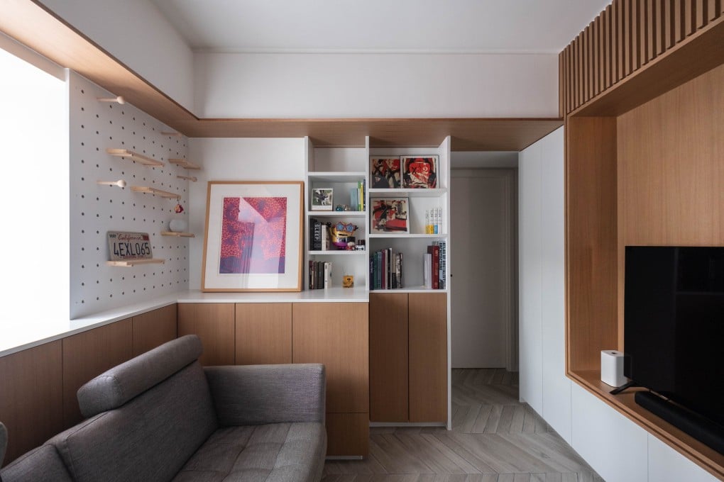 A Hong Kong couple looking for a bigger home bought the unit next door and doubled their space. They asked Lisa J. Lai of Tati Studio to help them renovate and add a Zen vibe to their expanded flat. Photo: Lisa J. Lai